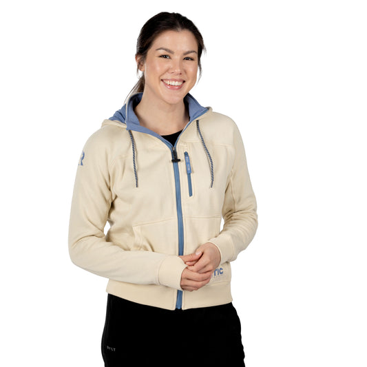 Women's Water-Repellent Full-Zip Hoodie image 3