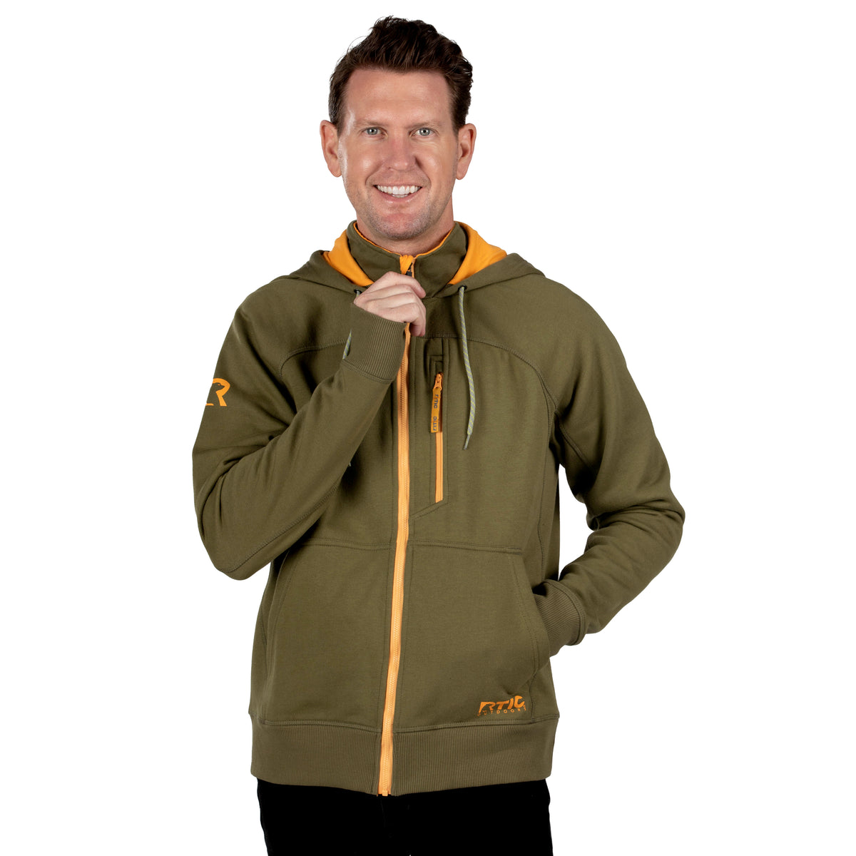 Men's Water-Repellent Full-Zip Hoodie image 14