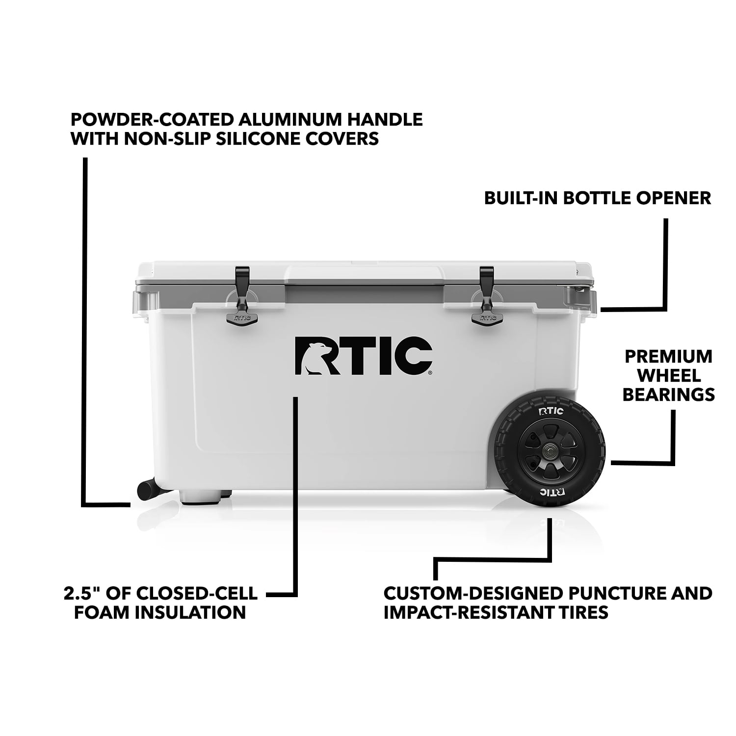 72 QT Ultra-Light Wheeled Cooler image 9