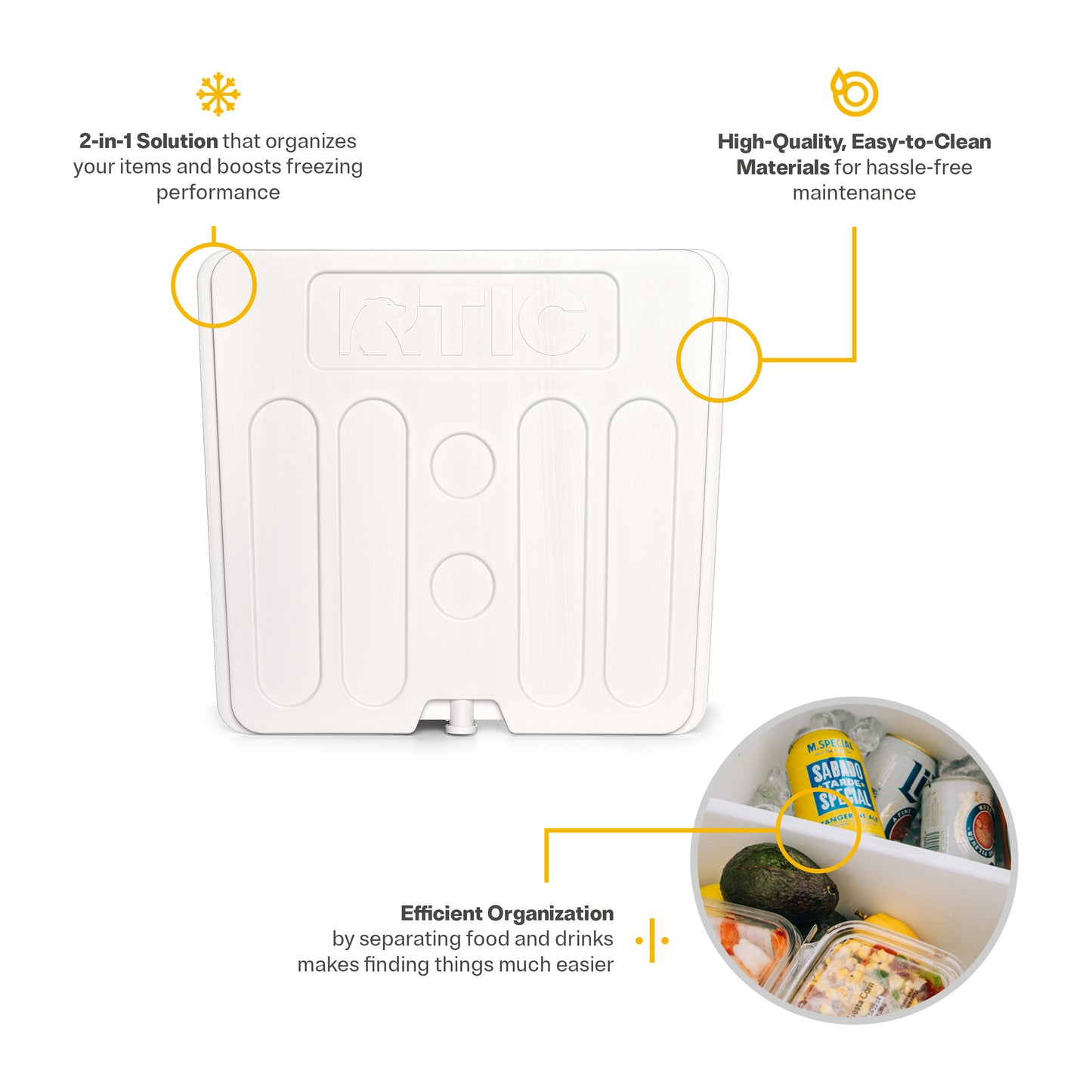 Ultra-Tough Cooler Freezable Divider image 7