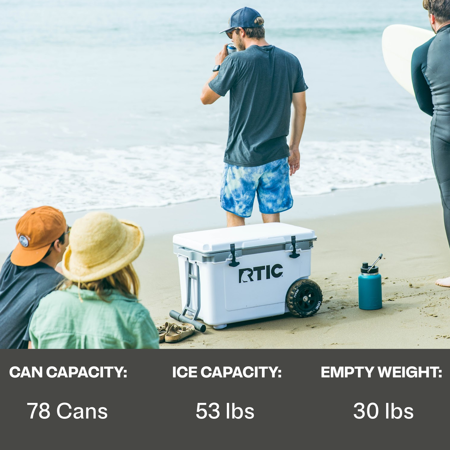 52 QT Ultra-Light Wheeled Cooler image 10