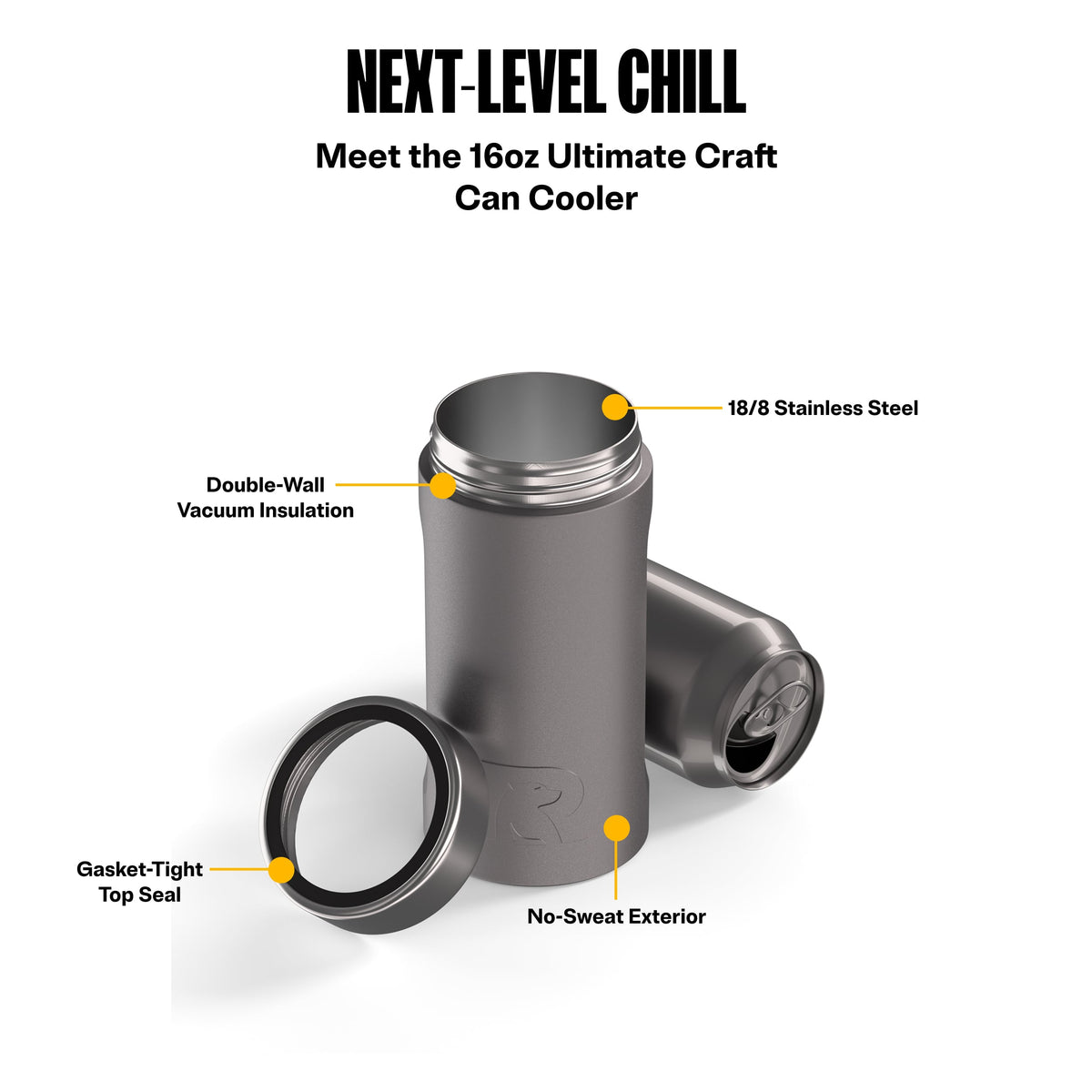 16oz Ultimate Craft Can Cooler image 8