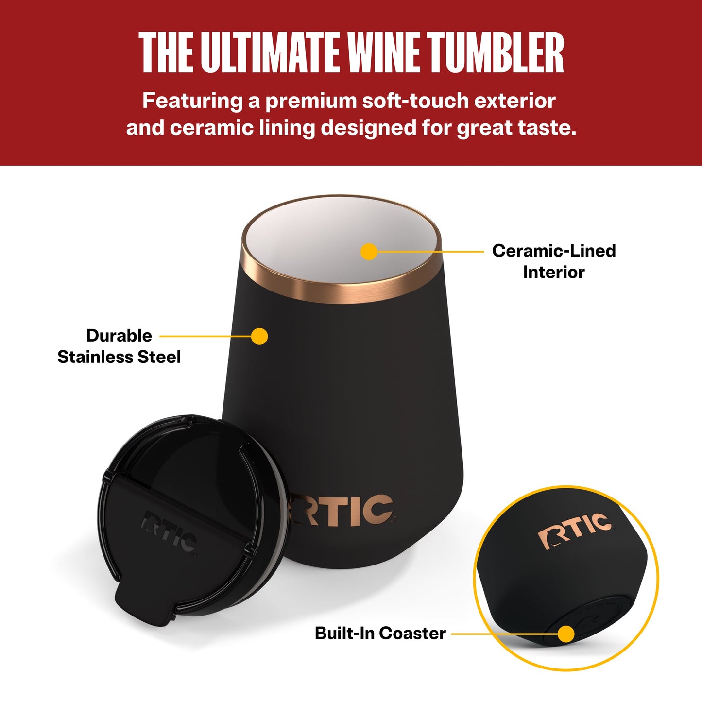 12oz Happy Hour Wine Tumbler image 8