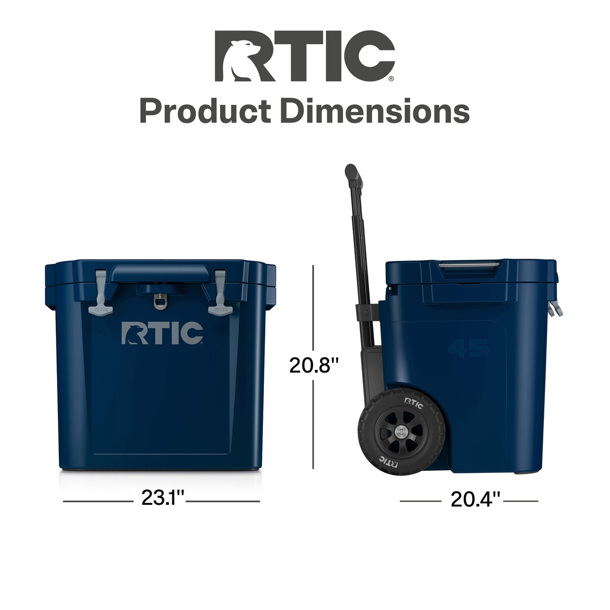 45 QT Ultra-Tough Wheeled Cooler image 16