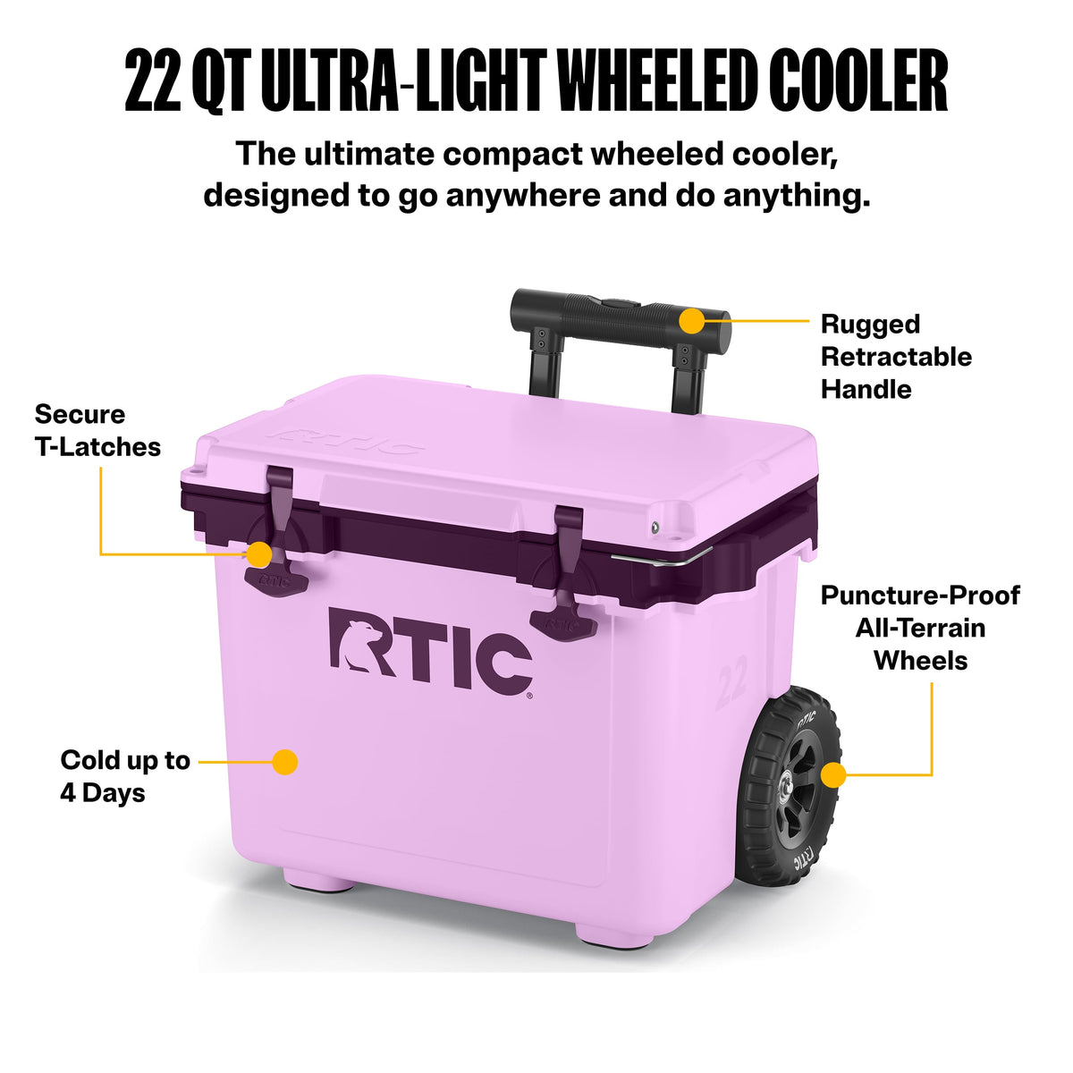 22 QT Ultra-Light Wheeled Cooler image 12
