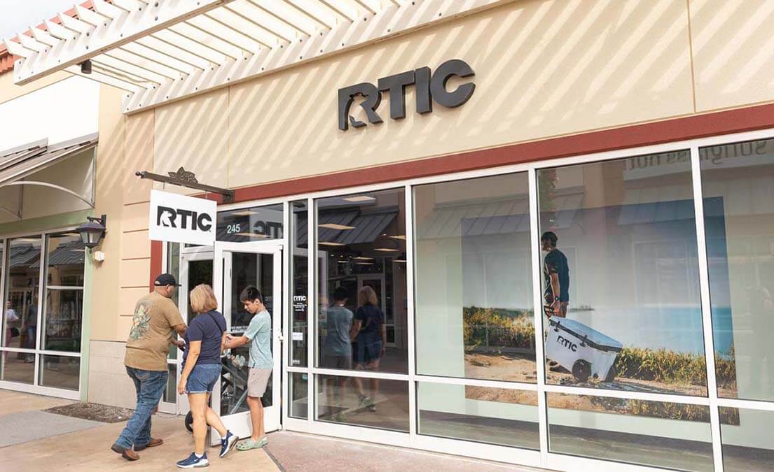 Outdoor gear retail store